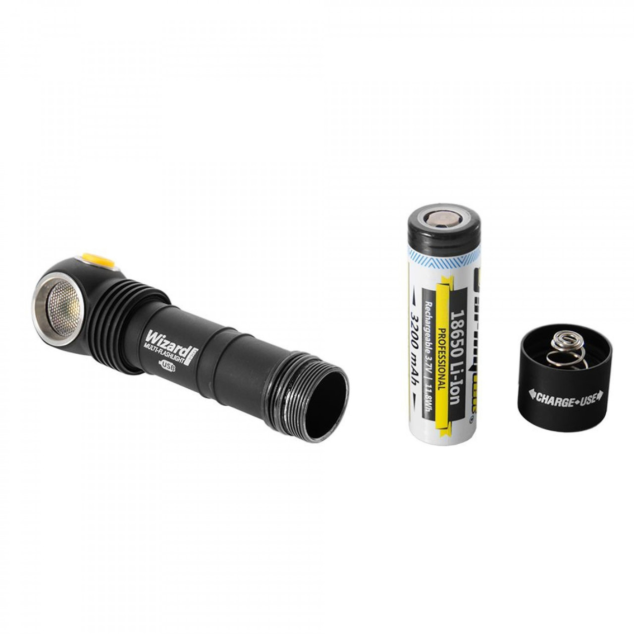 Налобный мощный фонарь Armytek Wizard Pro Magnet USB Nichia (теплый свет) - фото 7 - id-p226632379