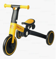 T801 Детский велосипед беговел 2в1 TRIMILY, съемные педали, желтый