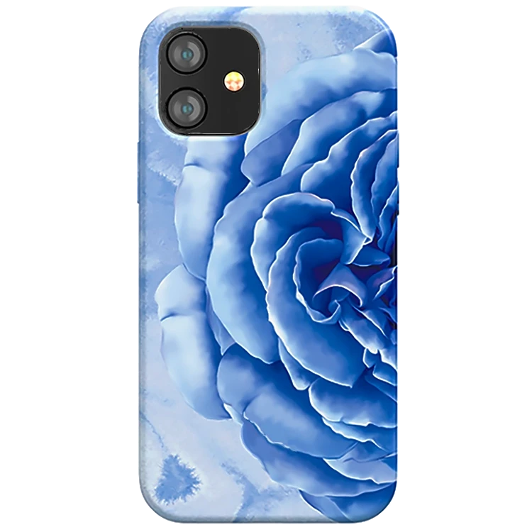 Чехол PQY Peony для iPhone 12 Mini Синий