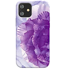 Чехол PQY Peony для iPhone 12 Mini Фиолетовый