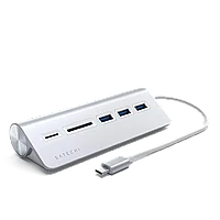 Хаб Satechi USB-C Combo HUB for desktop Серебро