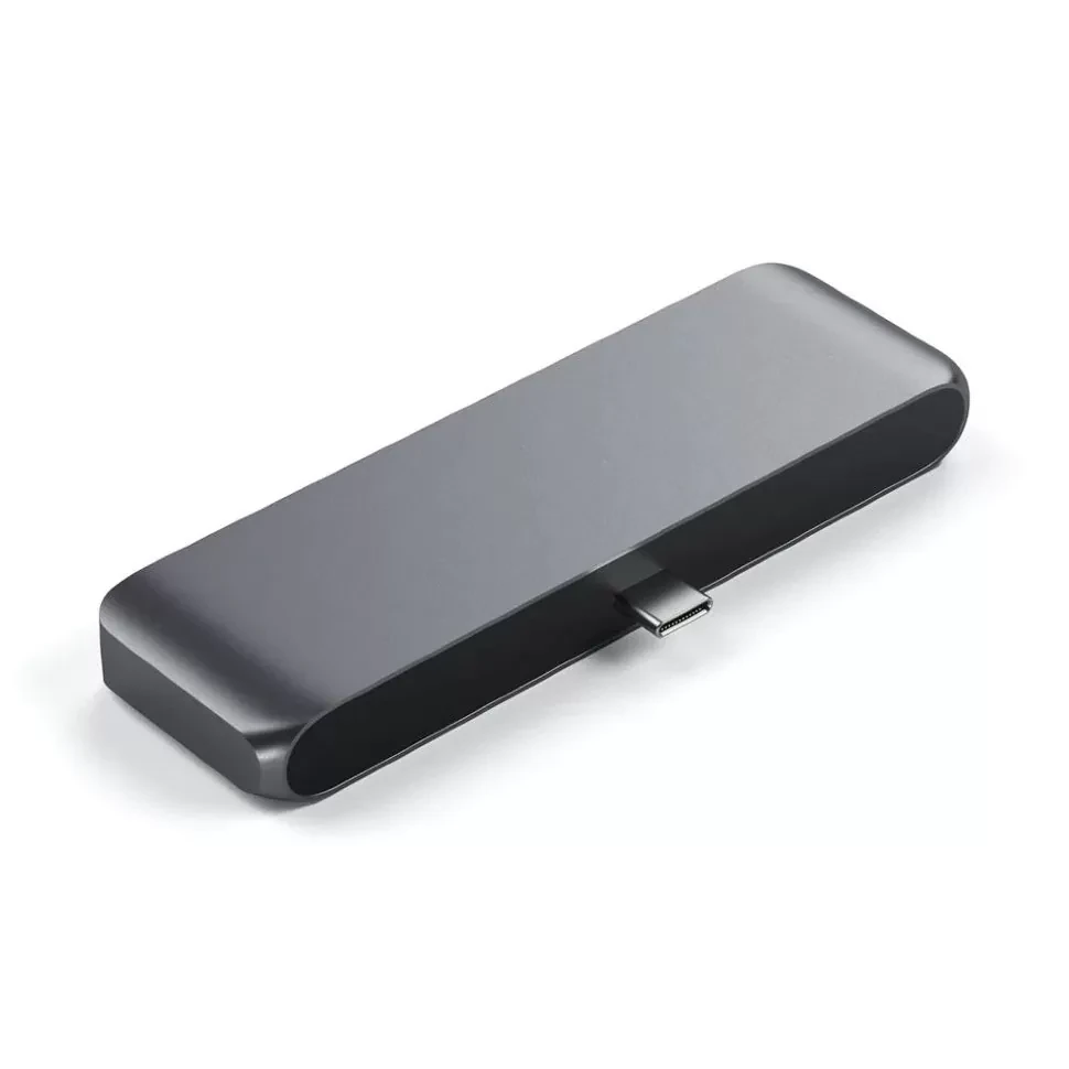 Хаб Satechi USB-C Mobile PRO Hub SD Серый - фото 5 - id-p226741196