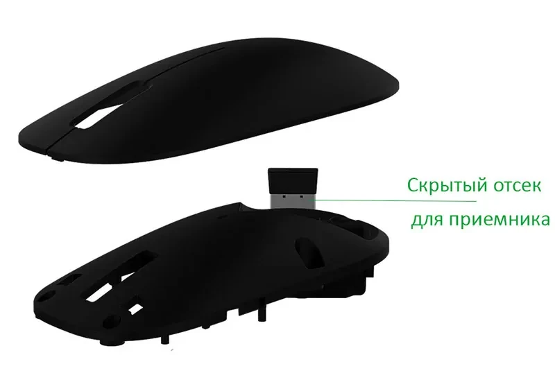Мышь Xiaomi Mi Wireless Mouse USB Чёрная - фото 6 - id-p226742215