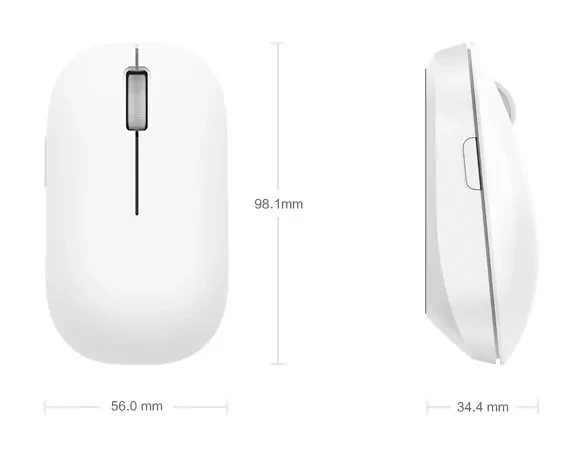 Мышь Xiaomi Mi Wireless Mouse USB Чёрная - фото 8 - id-p226742215