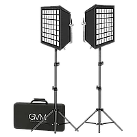 Комплект осветителей GVM 800D-RGB (2шт + софтбоксы)