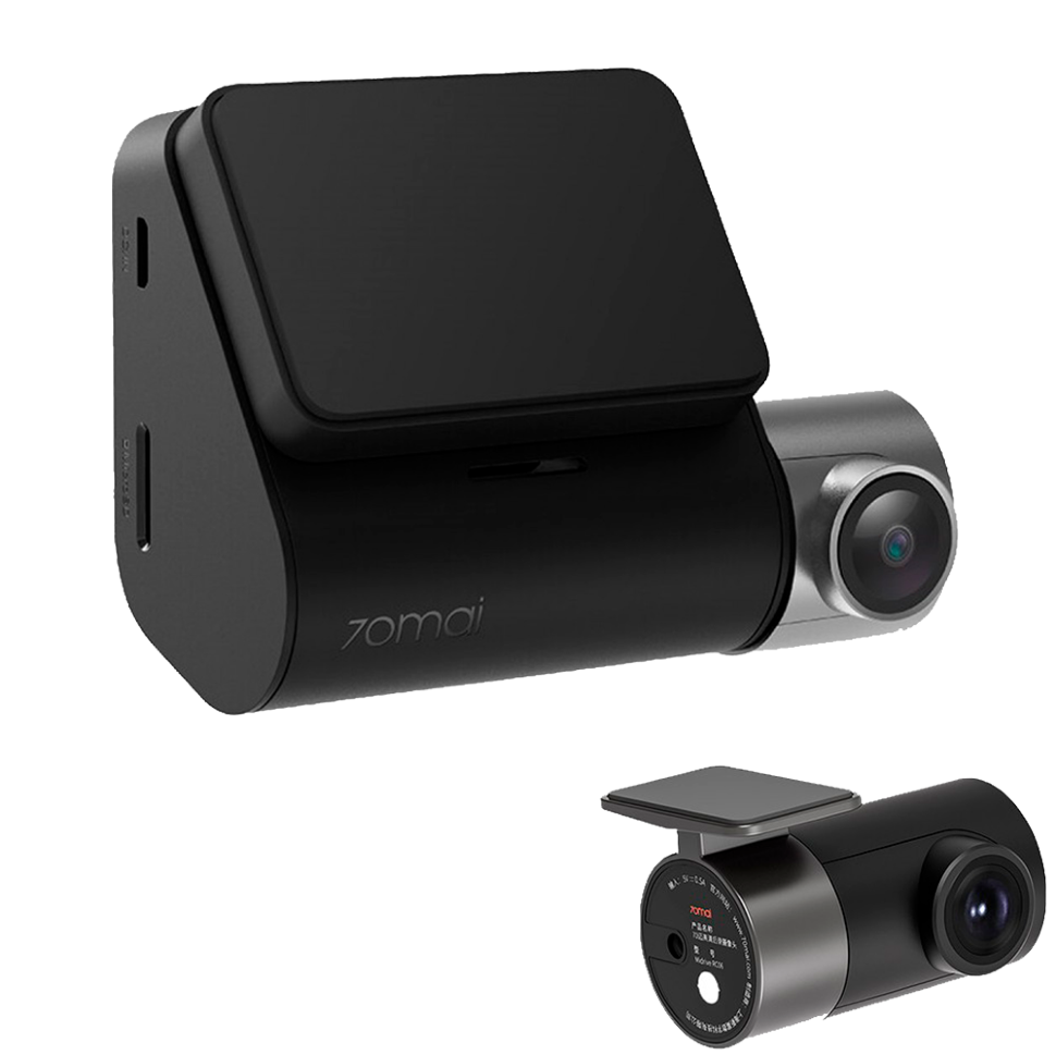 Видеорегистратор 70mai Dash Cam Pro Plus+Rear Cam Set A500S-1 Чёрный - фото 1 - id-p226740245