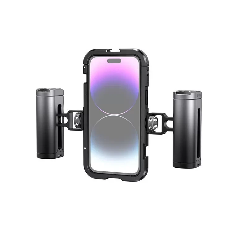 Клетка SmallRig 4078 Dual Handle Kit для iPhone 14 Pro Max - фото 2 - id-p226744170