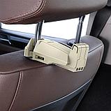 Держатель смартфона для подголовника Baseus backseat vehicle phone holder Хаки, фото 2