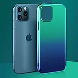 Чехол PQY Aurora для iPhone 12 Pro Max Зелёный-Синий, фото 2