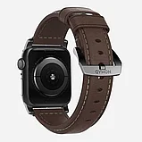 Ремешок Nomad Traditional для Apple Watch 38/40 мм Rustic Brown с черной фурнитурой, фото 6