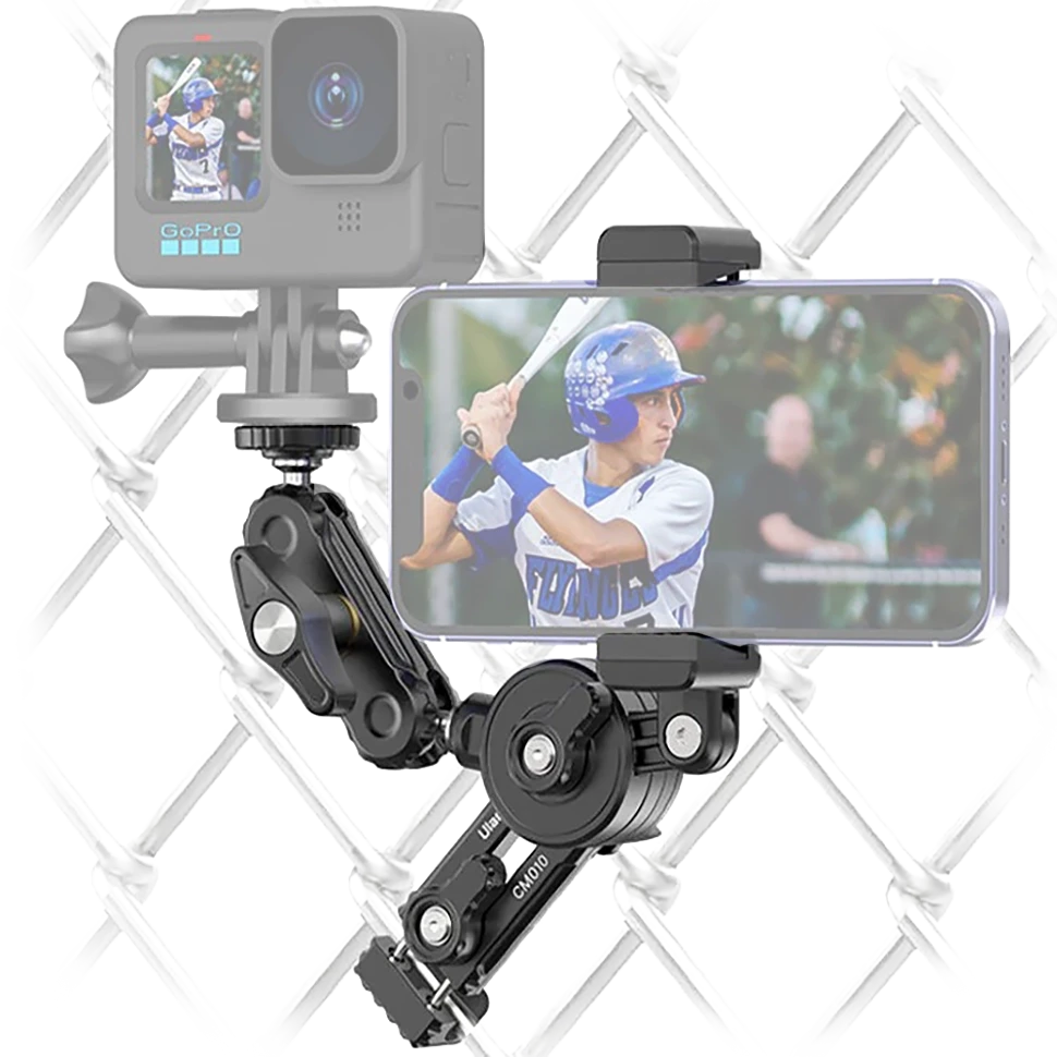 Держатель Ulanzi CM010 Baseball Fence Mount для смартфона и камеры - фото 1 - id-p226744207