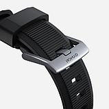 Ремешок Nomad Rugged Strap V.2 для Apple Watch 38/40мм Чёрный с серебряной фурнитурой, фото 6