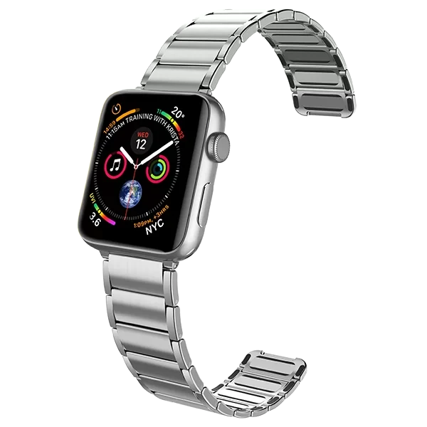 Браслет X-Doria Classic для Apple Watch 42/44 мм Серебро - фото 1 - id-p226741301