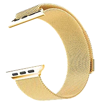 Браслет сетчатый миланский Milanese для Apple Watch 38/40 мм Золото