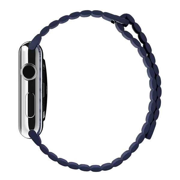 Ремешок кожаный для Apple Watch 38/40 мм Бежевый - фото 3 - id-p226741304