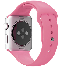 Ремешок силиконовый Special Case для Apple Watch 42/44 мм Светло-Розовый S/M/L