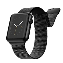 Ремешок X-Doria Hybrid Mesh для Apple Watch 42/44 мм Чёрный