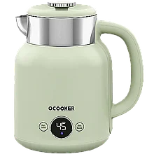 Электрический чайник Qcooker Retro Electric Kettle 1.5L Зелёный
