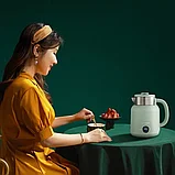 Электрический чайник Qcooker Retro Electric Kettle 1.5L Зелёный, фото 4