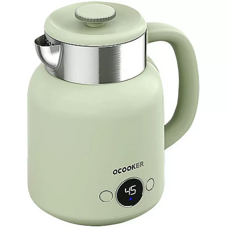 Электрический чайник Qcooker Retro Electric Kettle 1.5L Зелёный - фото 8 - id-p226742295