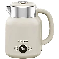 Электрический чайник Qcooker Retro Electric Kettle 1.5L Бежевый