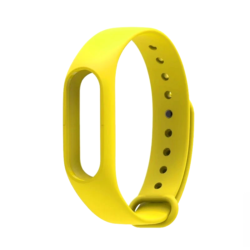 Ремешок силиконовый для MiBand 2 Желтый