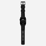 Ремешок Nomad Rugged Strap V.2 для Apple Watch 38/40мм Чёрный с чёрной фурнитурой, фото 3