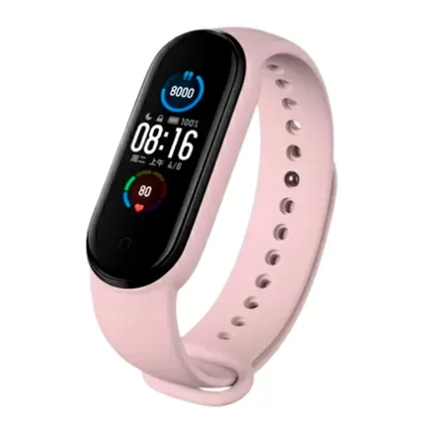 Ремешок Xiaomi Mi Bracelet Wristband для Mi Band 5 Розовый - фото 2 - id-p226741326
