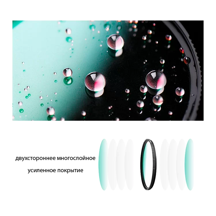 Светофильтр K&F Concept Nano-X Black Diffusion 1/4 77мм - фото 6 - id-p226745202
