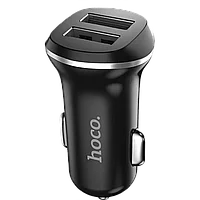 Автомобильное зарядное устройство HOCO Z1 Чёрное