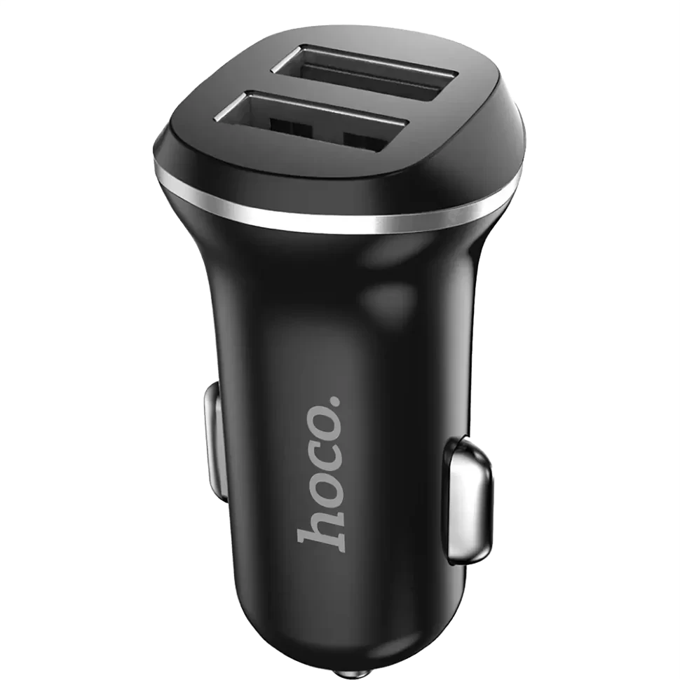 Автомобильное зарядное устройство HOCO Z1 Чёрное - фото 1 - id-p226740328