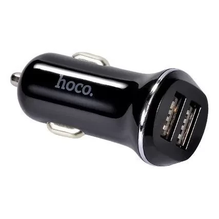 Автомобильное зарядное устройство HOCO Z1 Чёрное - фото 2 - id-p226740328