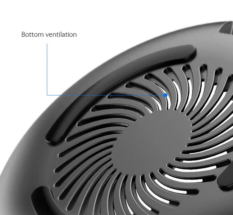 Беспроводная зарядка Baseus Whirlwind Desktop Черная - фото 8 - id-p226738352