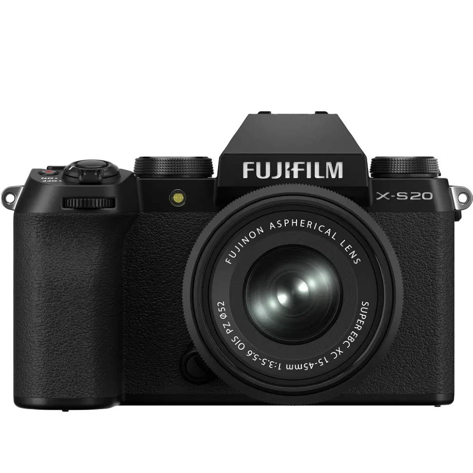 Беззеркальная камера Fujifilm X-S20 (+ 15-45mm f/3.5-5.6 OIS PZ) - фото 1 - id-p226743318