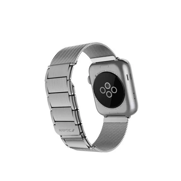 Браслет Raptic Classic Plus для Apple Watch 38/40 Серебро - фото 2 - id-p226738381