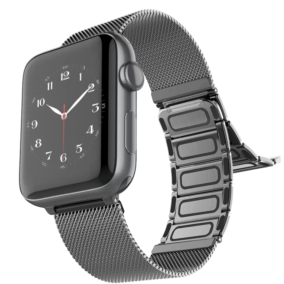 Браслет Raptic Classic Plus для Apple Watch 42/44мм Серебро - фото 1 - id-p226738384