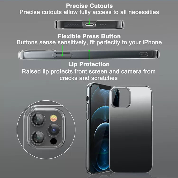 Чехол PQY Aurora для iPhone 12 Pro Max Серебро-Чёрный - фото 8 - id-p226739411