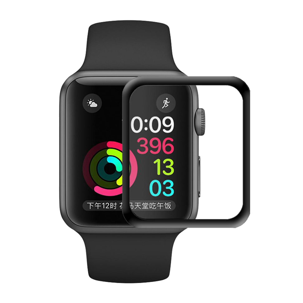 Стекло Polo Kato для Apple Watch 40мм Чёрное - фото 1 - id-p226741412
