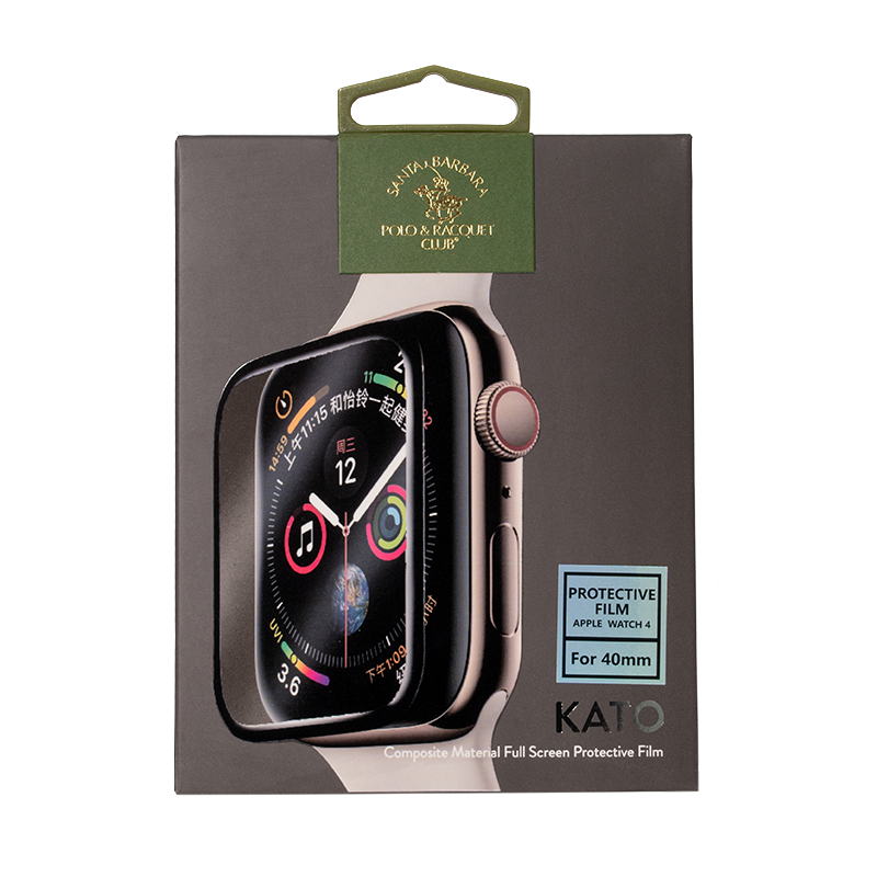 Стекло Polo Kato для Apple Watch 40мм Чёрное - фото 5 - id-p226741412