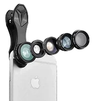 Комплект объективов Apexel 5-in-1 DG5H для смартфона