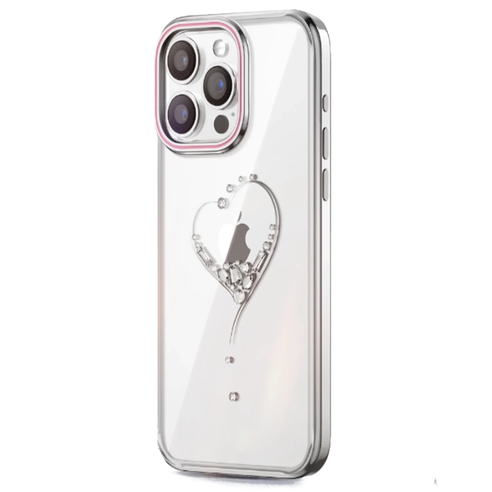 Чехол PQY Wish Special Version для iPhone 15 Pro Max Серебро - фото 1 - id-p226739440