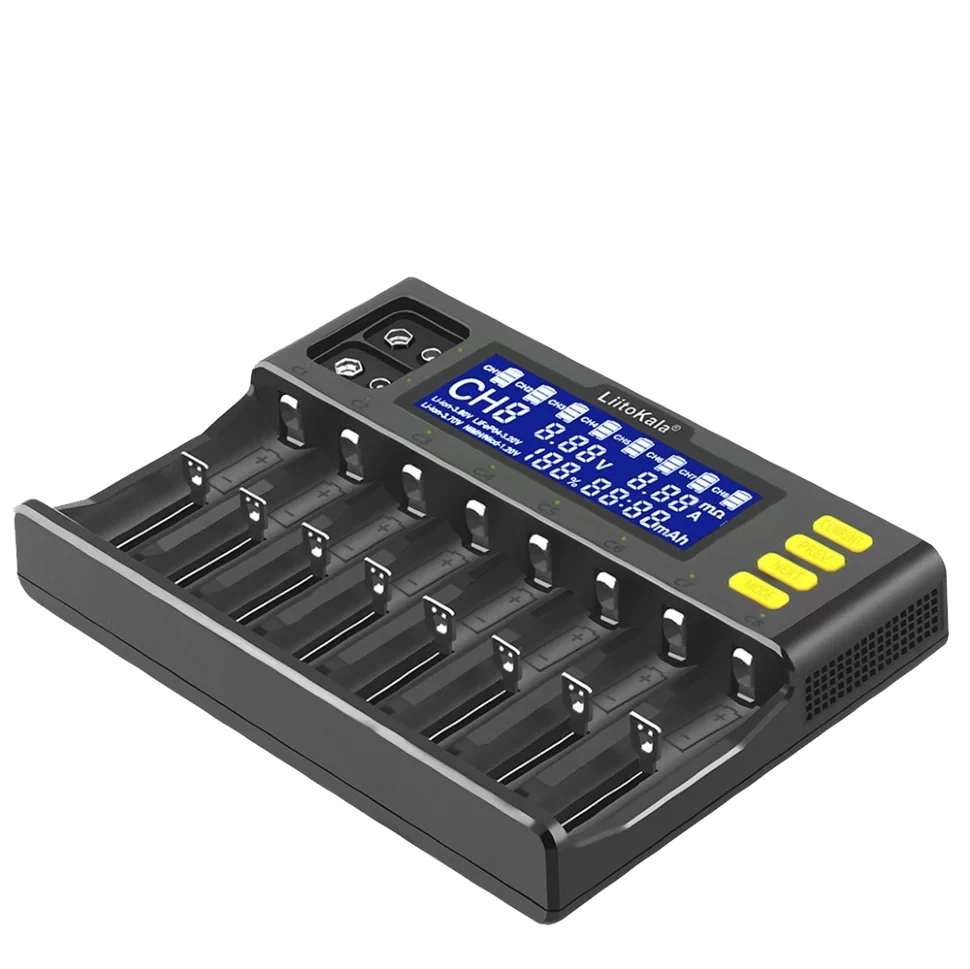 Зарядное устройство LiitoKala Lii-S8 3.7V NiMH 1.2V Li-FePO4 - фото 1 - id-p226741434
