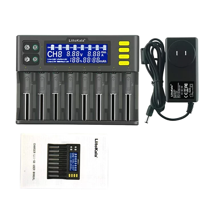 Зарядное устройство LiitoKala Lii-S8 3.7V NiMH 1.2V Li-FePO4 - фото 7 - id-p226741434