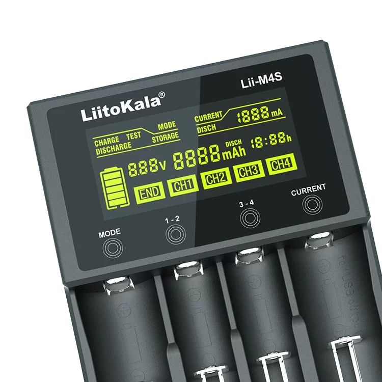 Зарядное устройство LiitoKala Lii-M4S - фото 4 - id-p226741437