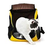 Рюкзак-переноска Little Beast Star Pet School Bag Breathable Space Жёлтый, фото 6