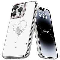Чехол PQY Wish для iPhone 15 Pro Серебро