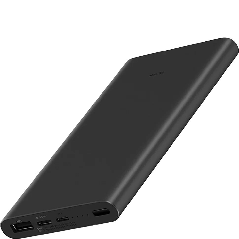 Внешний аккумулятор Xiaomi Mi Power Bank 3 10000мАч Черный