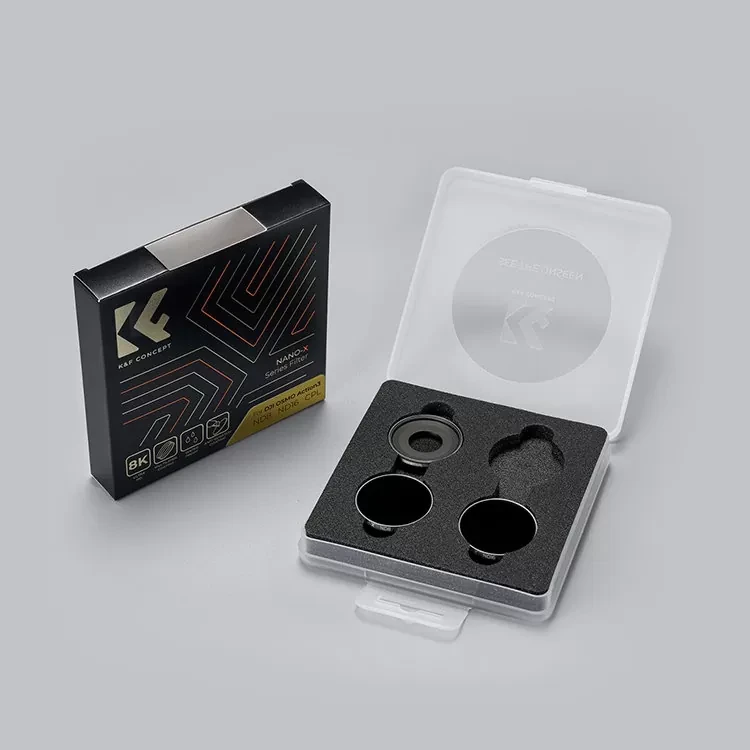 Комплект светофильтров K&F Concept CPL+ND8+ND16 для DJI Osmo Action 3 (3шт) - фото 3 - id-p226743407