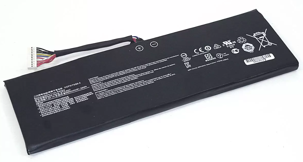 Оригинальный аккумулятор (батарея) для ноутбуков MSI ms-14a1, ms-14a2, ms-14a3 (BTY-M47) 7.6V 61.25Wh - фото 5 - id-p226746936