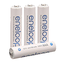 Комплект аккумуляторных батарей Panasonic eneloop BK-4MCCE/4BE 750мАч AAA BL4 (4шт)